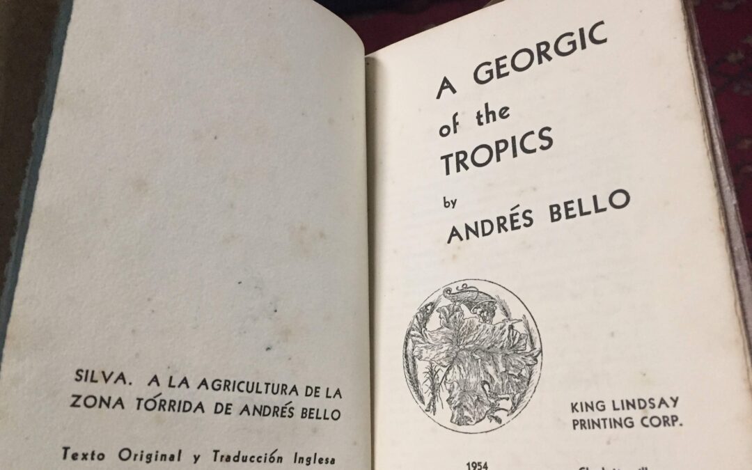 1954. Noviembre, 2. La naturaleza venezolana en la poesía de Londres de Andrés Bello