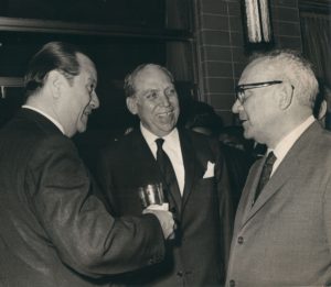 Rafael Caldera, Arturo Uslar Pietri e Isaac J. Pardo.