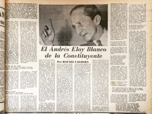 Andrés Eloy Blanco, el amortiguador de la Constituyente.