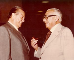 1978. Rafael Caldera y Rómulo Betancourt