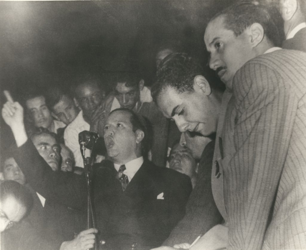 1946. Junio, 18. Mitin de COPEI en el Nuevo Circo de Caracas.