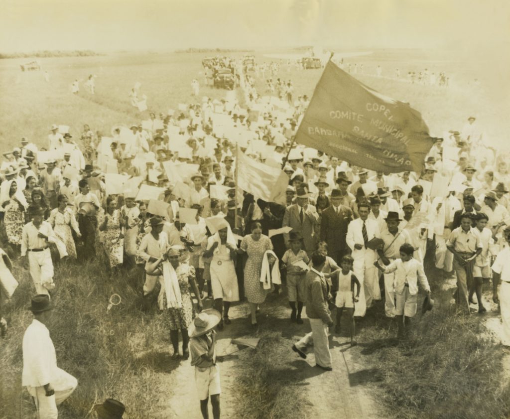 1947. Noviembre. Campaña electoral presidencial en Santa Bárbara de Barinas.