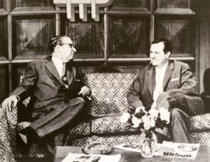 1958. Entrevistado por Mariano Picón Salas en el programa de RCTV, La Hora Nacional.