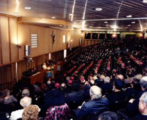 1987. Marzo, 25. Discurso en el Vaticano con motivo XX aniversario de la Encíclica Populorum Progressio.