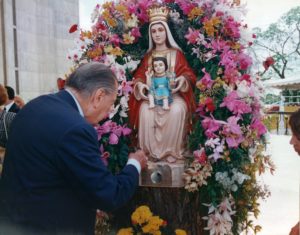 1996. Febrero, 12. En la Basílica de Nuestra Señora de Coromoto en Guanare.