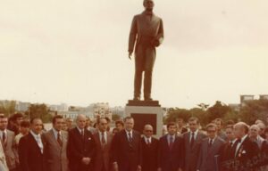 1976. 11 de Diciembre. Inauguración estatua de Andrés Bello en Tenerife (1)