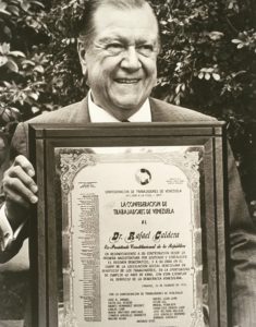 1976. Febrero 26. Homenaje de la CTV a Rafael Caldera