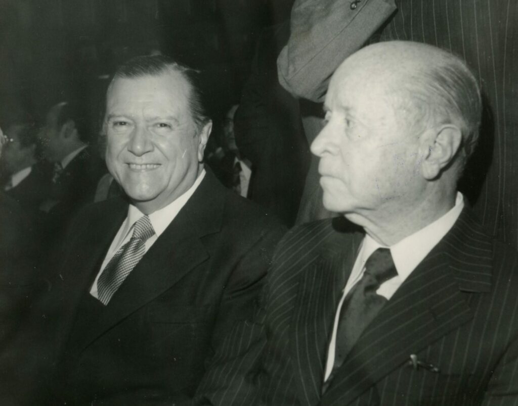 Jóvito Villalba y Rafael Caldera, 1979