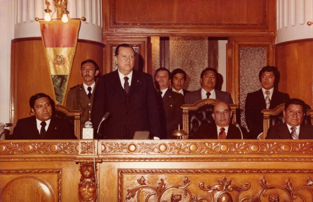 1980. Marzo, 3. Rafael Caldera ante el Congreso de Bolivia