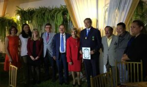 Rafael Caldera homenajeado en Lima 1