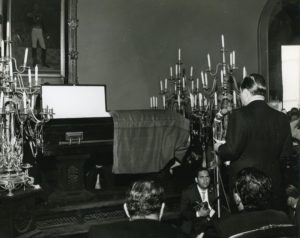 Rafael Caldera 1969 Abril 7 Exequias de Rómulo Gallegos en el Salón Elíptico002