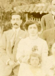 1913. Rafael Caldera y Rosa Sofía Rodríguez de Caldera.