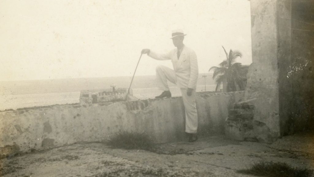 1935. Octubre, 10. Visita a Cartagena, Castillo San Felipe.