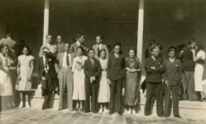 1936. La directiva de la UNE en la Universidad de Los Andes, Mérida.