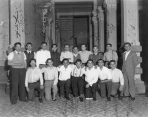 1937. Diciembre, 24. Estudiantes de la UNE detenidos por el asunto Fantoches.