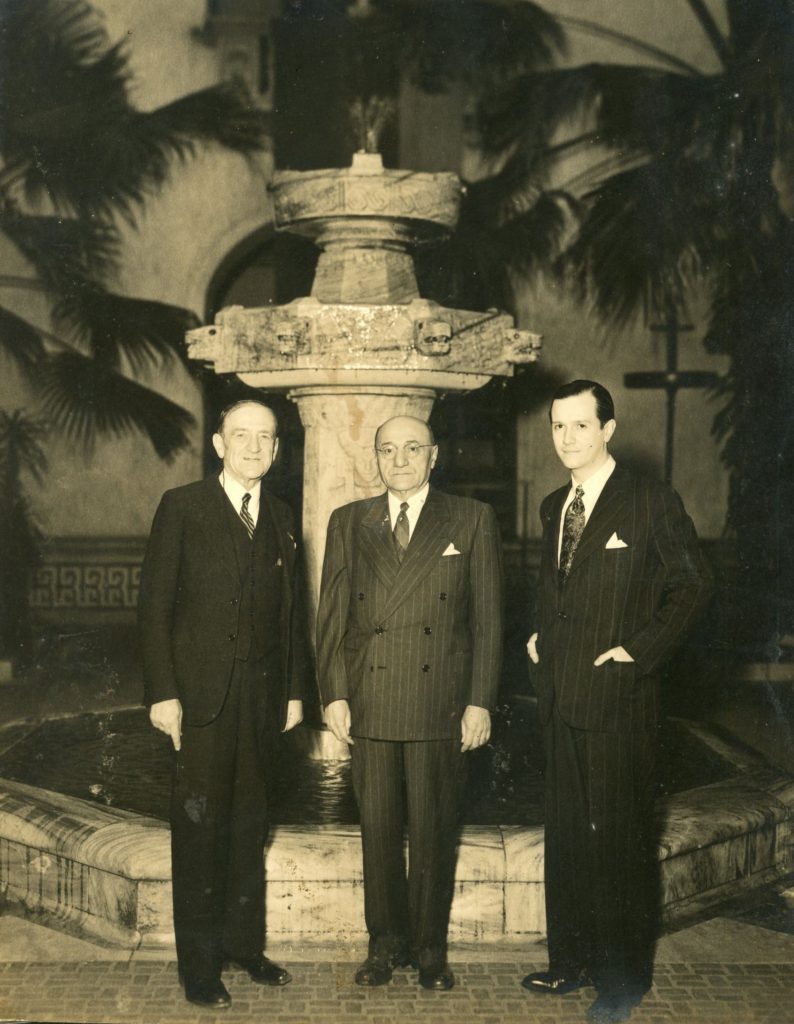 1944. Diciembre. Rafael Caldera con Leo S. Rowe y Tomás Liscano, en Washington, DC.