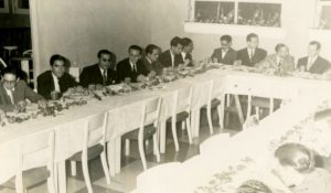 1946. Mayo, 8. Conmemoración de 10 años de la UNE en el Hotel Waldorf, Caracas.