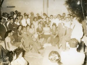 1947. Noviembre - Diciembre. Acto en El Tocuyo, en la campaña electoral presidencial.