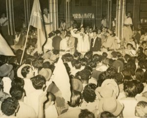 1947. Noviembre - Diciembre. Acto en Maracaibo, en la campaña electoral presidencial.