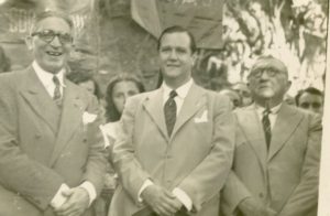 1948. Rafael Caldera en Guárico Altagracia de Orituco Con Pedro del Corral.