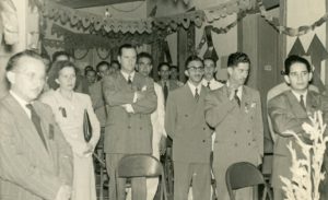 1949. Valencia. Están Edecio La Riva Araujo y Jorge Rodríguez Díaz.