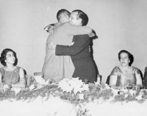 1959. Febrero. Agasajo de COPEI en el Hotel Ávila a Eduardo Frei Montalva durante su visita a Venezuela.