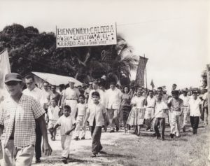 1963. Campaña electoral presidencial en El Dorado, Bolívar.