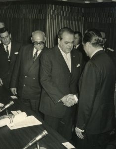 1968. Diciembre, 11. Acto de proclamación como Presidente Electo.
