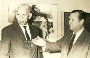 1968. Diciembre. Visita de Luis Beltrán Prieto Figueroa en Tinajero al presidente electo.