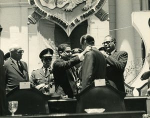 Rafael Caldera homenajeado en el Concejo Municipal de Caracas.