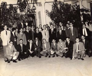 Rafael Caldera con Arístides Calvani y otros en el IFEDEC