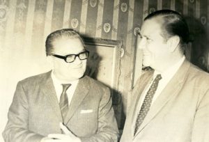 1968. Diciembre, 13. Visita a Gonzalo Barrios en su casa, como presidente electo.