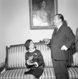1969. Marzo, 13. Recepción de inauguración del nuevo gbierno, ofrecida en la residencia presidencial La Casona.