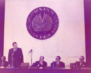 1970. Junio, 3. Discurso en la sede de la Organización de Estados Americanos (OEA) en su visita oficial a Washington DC.