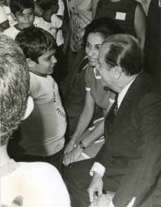 1970. Septiembre, 4. Visita de los niños del Plan Vacacional de la Fundación Festival del Niño en La Casona.
