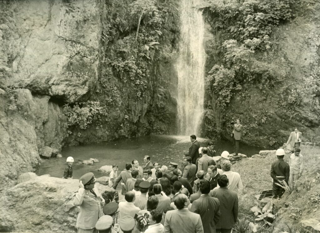 1971. Octubre, 26. Inauguración del parque Los Chorros en Caracas.