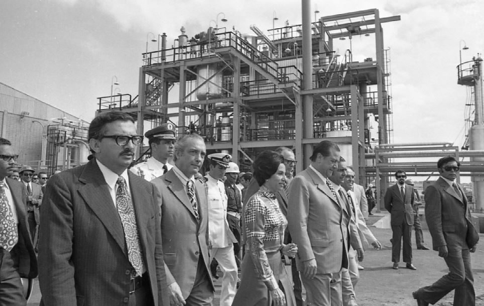 1972. Diciembre, 16. Inauguración de la planta petroquímica El Tablazo.