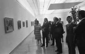 1972. Noviembre, 3. Visita a la ampliación del Museo de Bellas Artes.