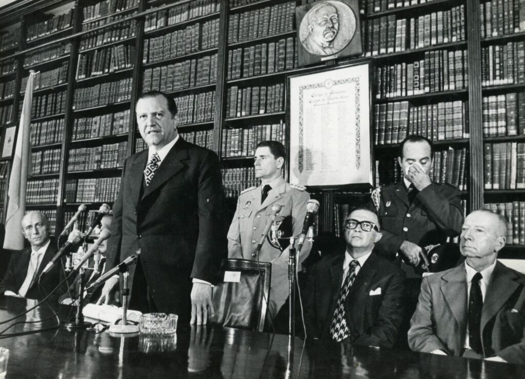 1973. Febrero, 9. Discurso en el Colegio de Abogados de Buenos Aires, Argentina