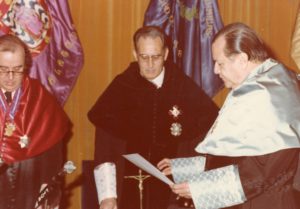 1976. Diciembre, 11. Doctor Honoris Causa La Laguna, Canarias.