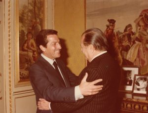 1980. Abril 22. Madrid. Con Adolfo Suárez en La Moncloa.