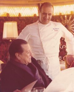 1980. Enero, 19. Con el chef francés Paul Bocuse en Lyon.