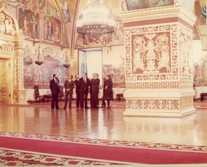1980. Octubre. Moscú, de visita al Gran Palacio del Kremlin.