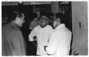 1980. Septiembre, 2. Encuentro en Managua, Nicaragua con el poeta Ernesto Cardenal, acompañado por Guillermo Yepes Boscán.