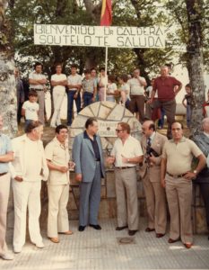 1981. Julio, 29. Visita a Soutelo dos Montes, Galicia.