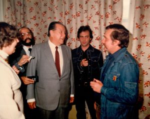 1981. Junio, 23. Encuentro con Lech Walesa en Varsovia.