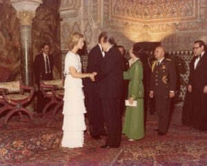 1981. Octubre, 11. Recepción ofrecida por los Reyes de España en el Alcázar de Sevilla.