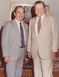 1982. Agosto, 12. Encuentro en La Guzmania con Rafael Andrés (Pepi) Montes de Oca y Luis Herrera Campíns.