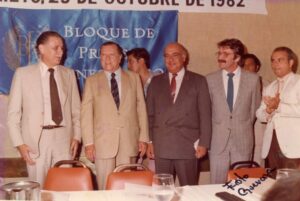 1982. Octubre, 29. Candidatos presidenciales a la elección de 1983, en el Bloque de Prensa del estado Lara.