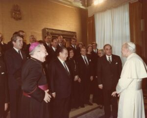 1984. Diciembre, 4. Audiencia con SS Juan Pablo II.